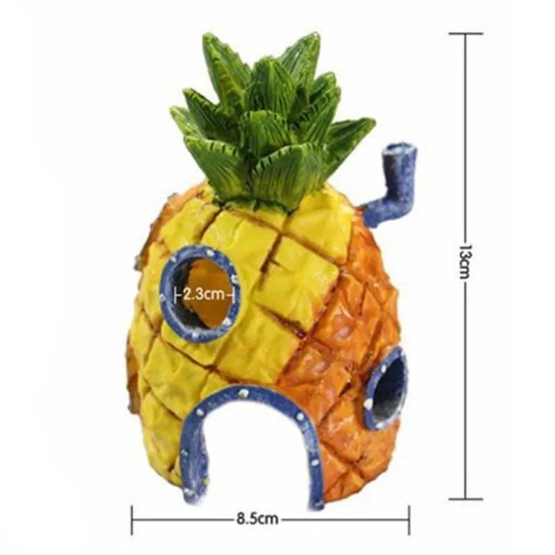 Cute Pineapple Decorations For Aquarium