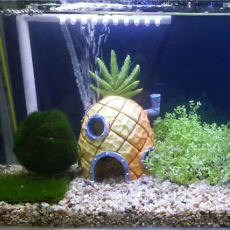 Cute Pineapple Decorations For Aquarium