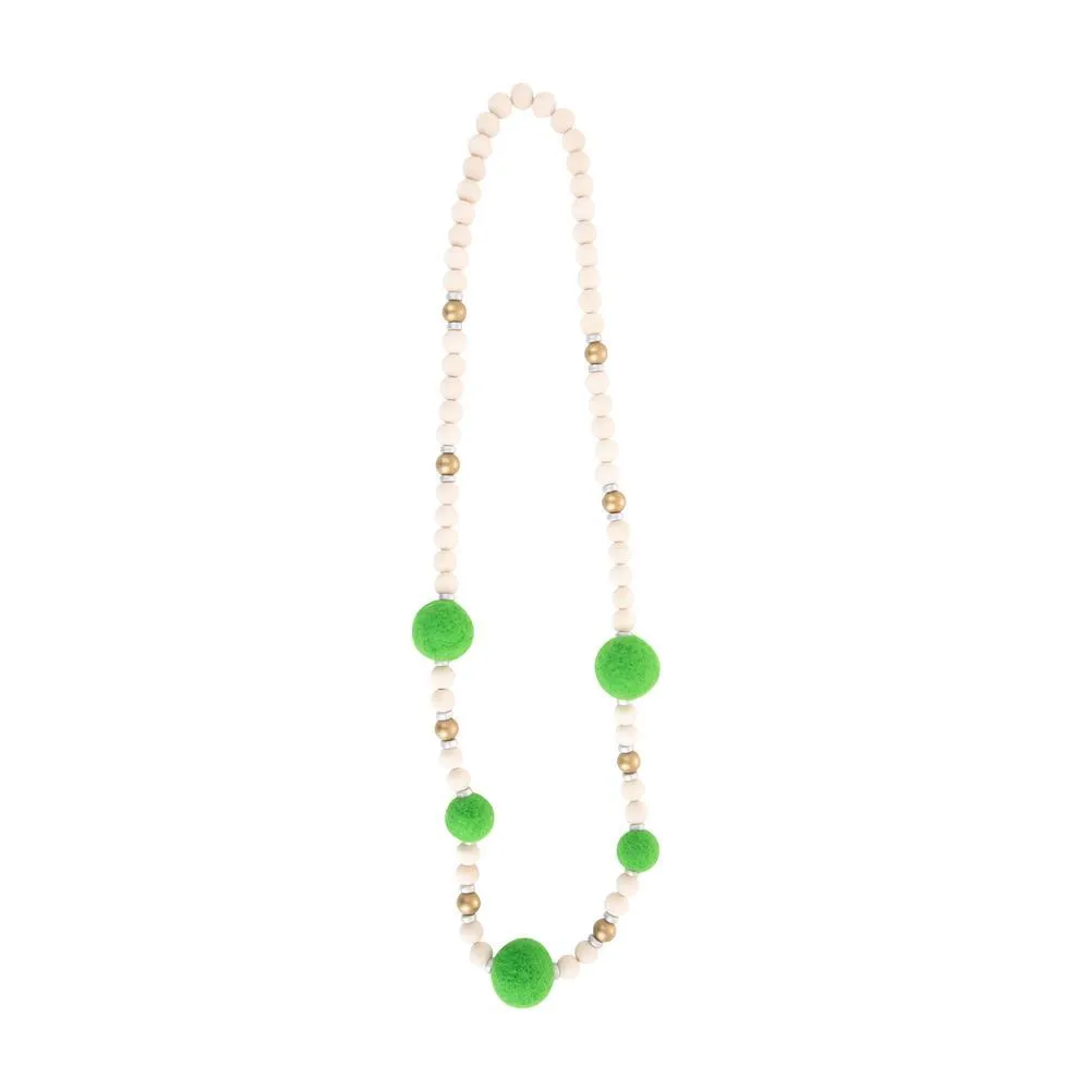 Felt Bead Necklace