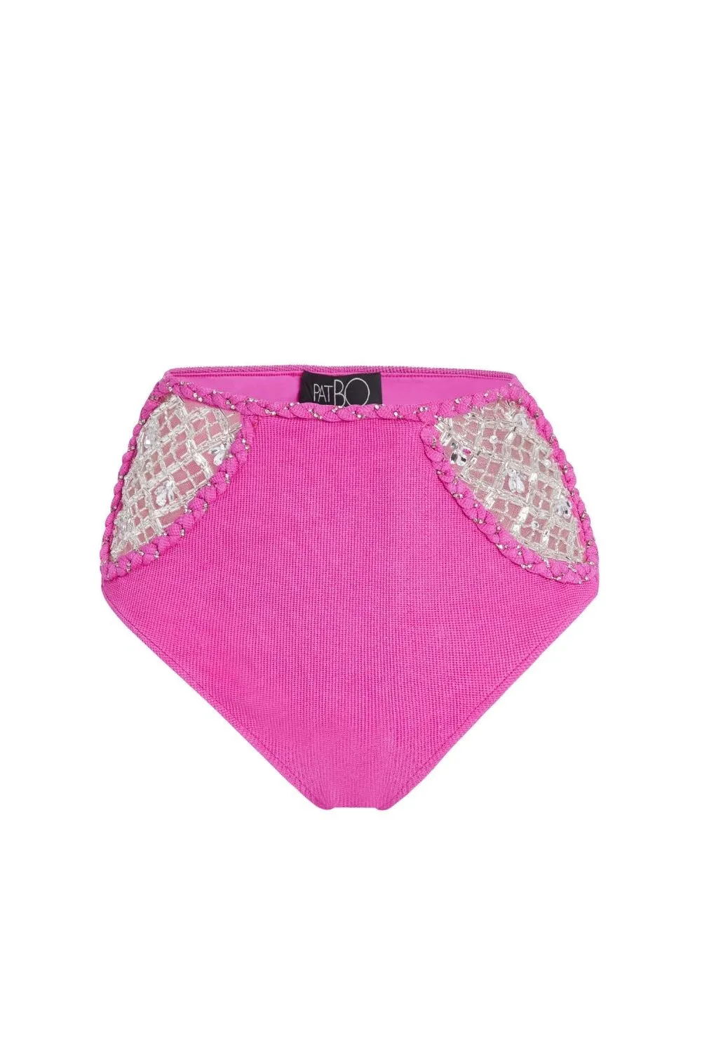 Hand-Beaded Knit Bikini Bottom X Harrods