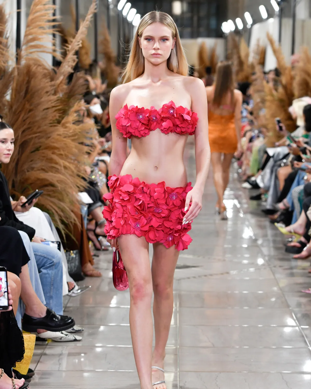 Hand-Embroidered 3D Flower Top