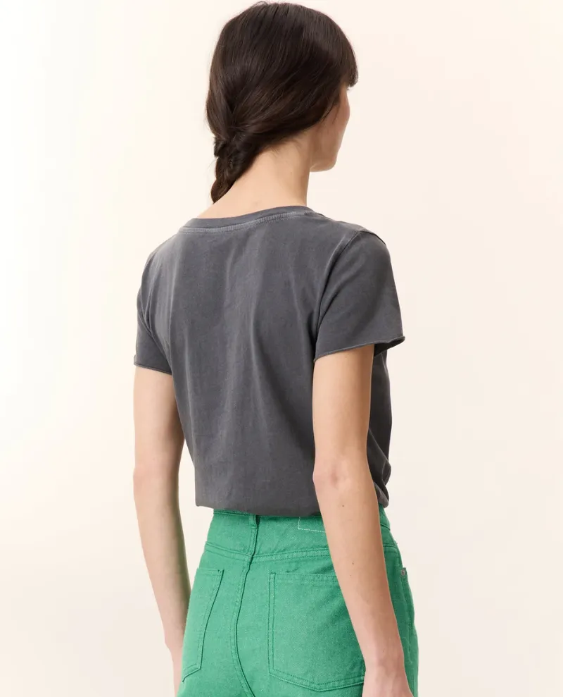 Leon & Harper Toro Grey Bead T-Shirt