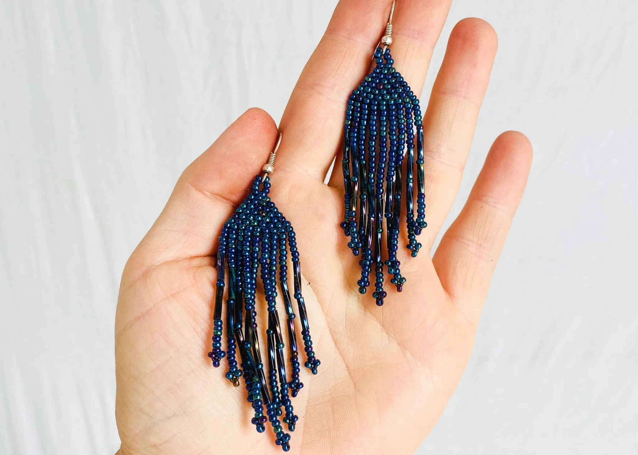 Mayan Beaded Earrings.