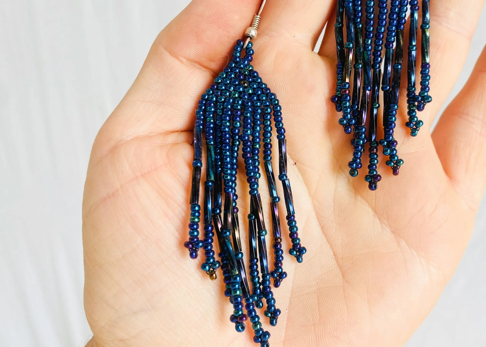 Mayan Beaded Earrings.