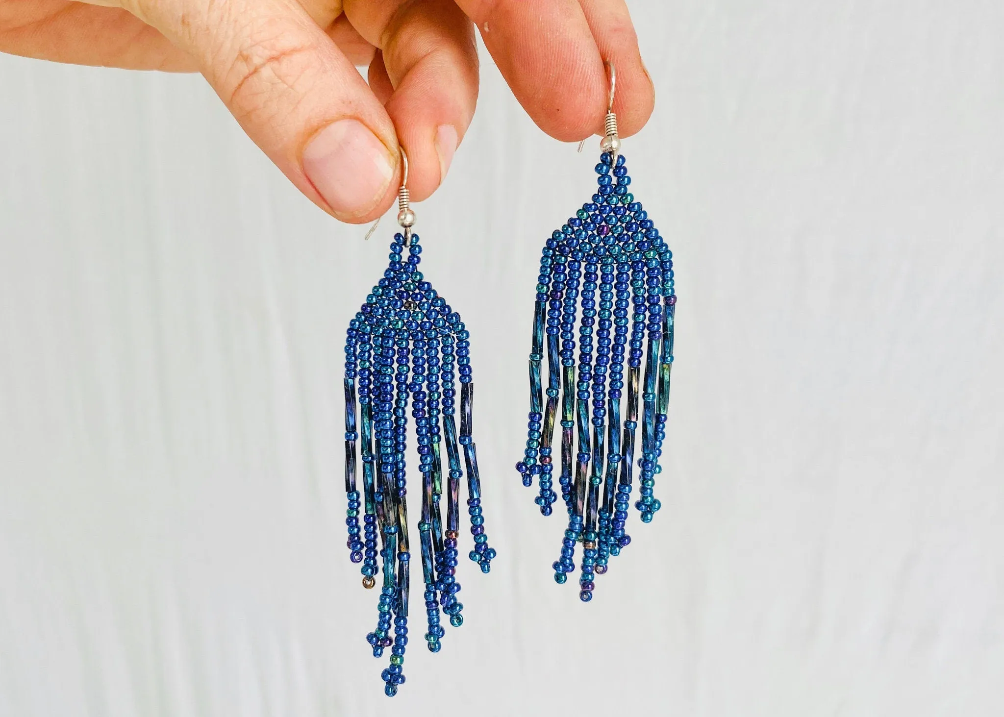 Mayan Beaded Earrings.