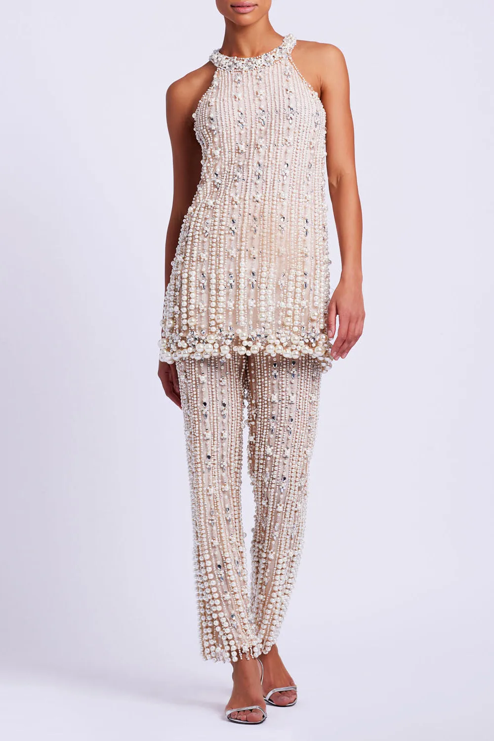 Pearl-Beaded Tunic